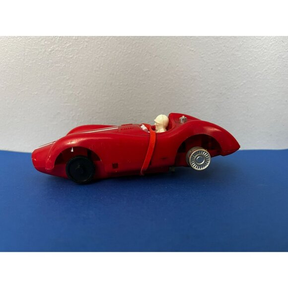 Vintage 1961 Eldon Ferrari Grand Prix Slot Car 1/32 Scale Red - Picture 1 of 10